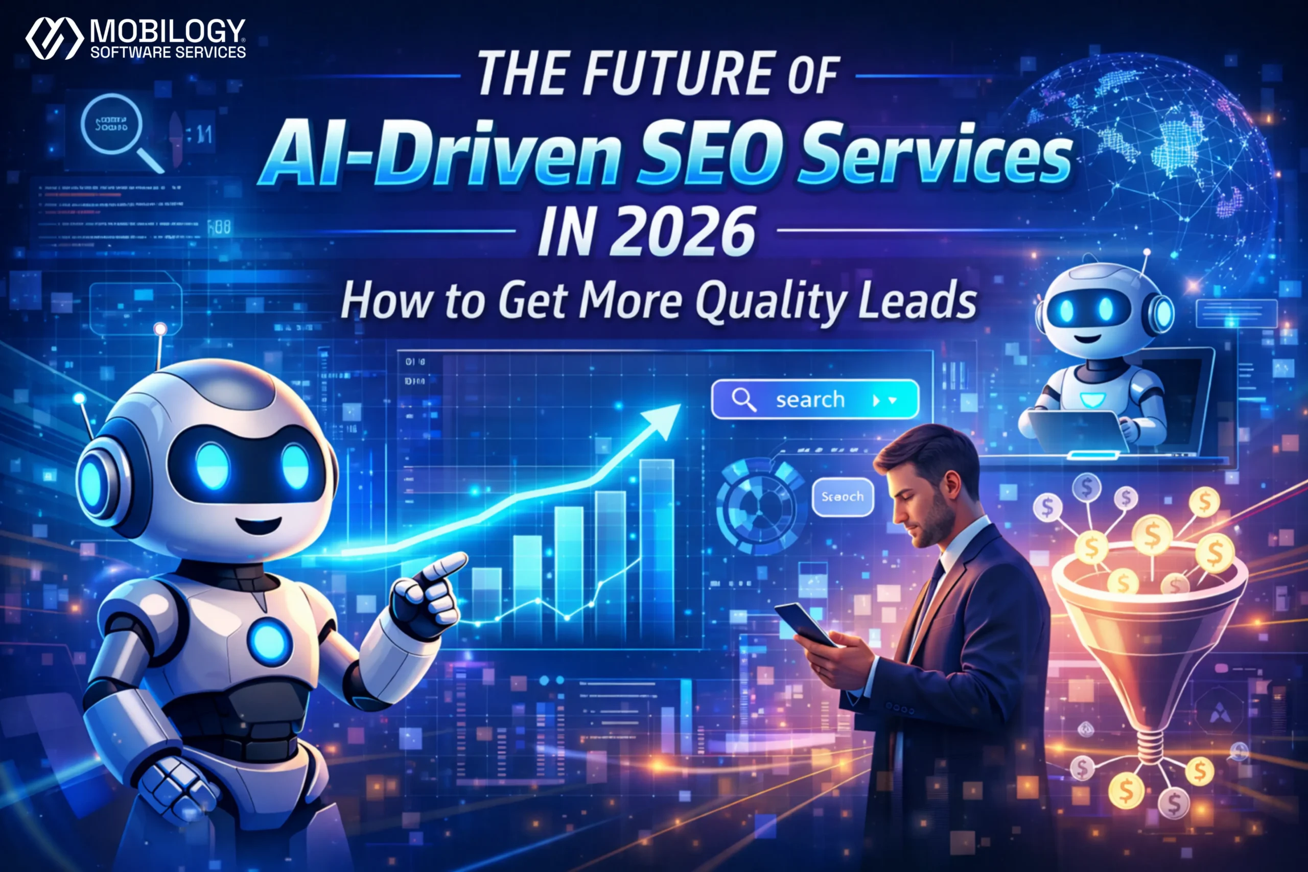 AI-Driven SEO Services 2026 - Get More Quality Leads - Mobilogy Software Services LLP