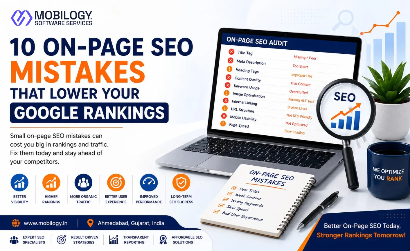 10 On-Page SEO Mistakes That Lower Your Google Rankings